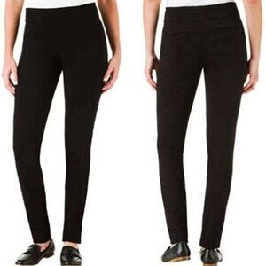 Hilary Radley Pull On Black Ponte Pants
